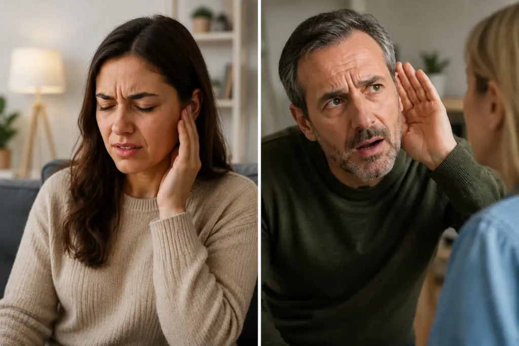 Muffled hearing could mean earwax, or it could mean hearing loss. They feel almost identical, but they need different treatment. Here's how to tell which one you're dealing with